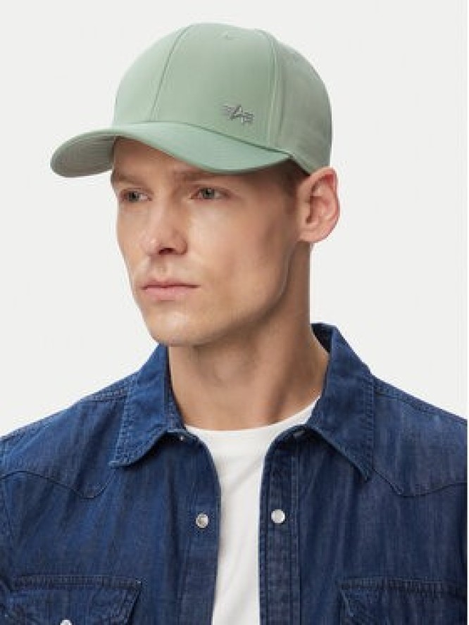 Alpha Industries Czapka z daszkiem Metal Label 156905 Zielony