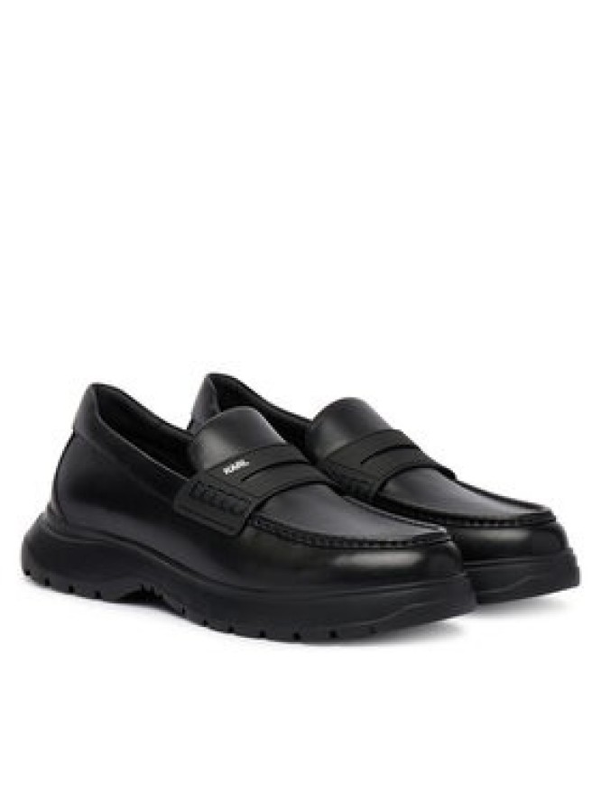 KARL LAGERFELD Loafersy Magnus KL10610 Czarny