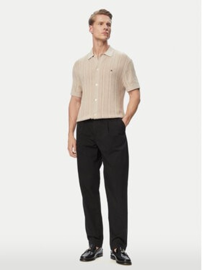 Tommy Hilfiger Chinosy Harlem MW0MW43158 Czarny Regular Fit