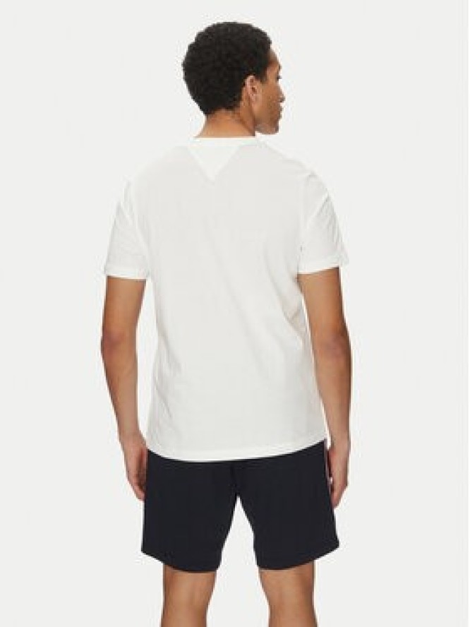 Tommy Hilfiger T-Shirt Flag Box MW0MW38636 Biały Regular Fit