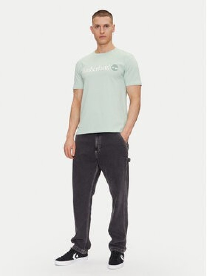 Timberland T-Shirt TB0A5UPQ Zielony Regular Fit