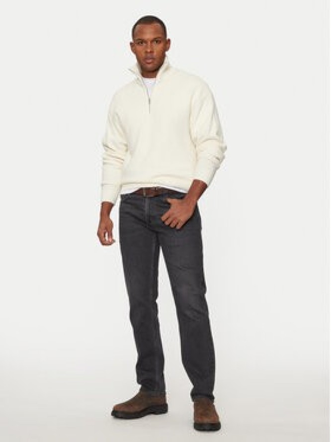 Jack & Jones Sweter Ollie 12241817 Écru Relaxed Fit