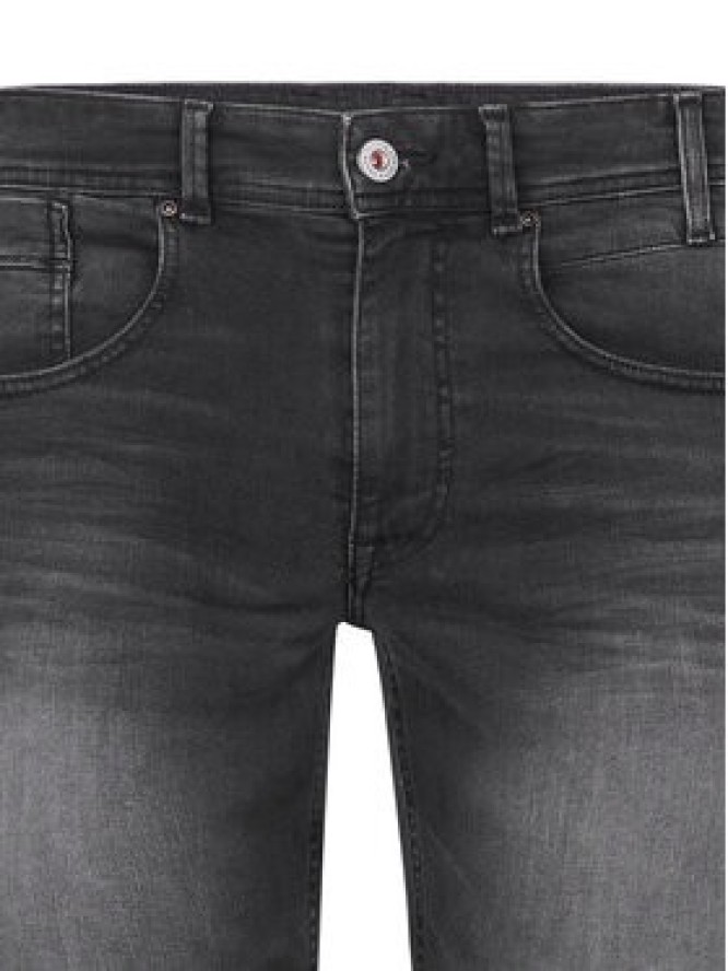 Petrol Industries Szorty jeansowe M-1050-SHO003 Czarny Regular Fit