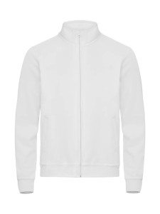 clique Basic Cardigan w materiale sweatshirt - biały – white