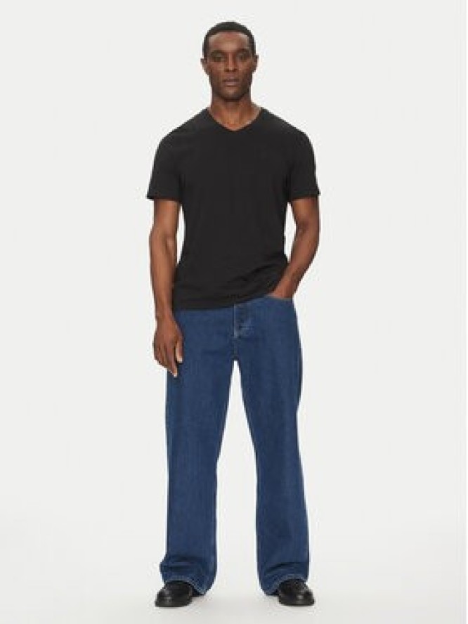 Calvin Klein Jeans T-Shirt LV040HM298 Czarny Regular Fit