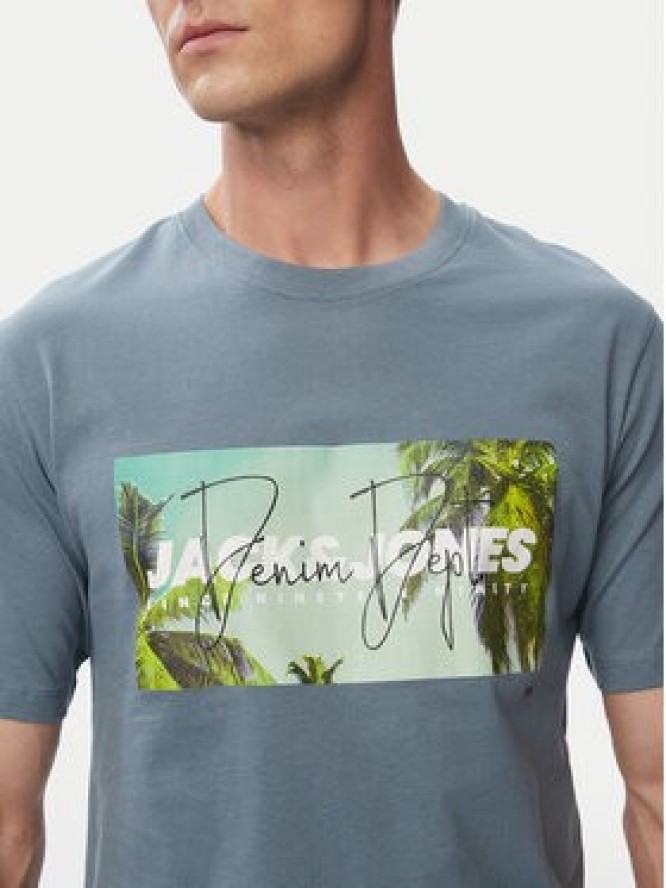 Jack & Jones T-Shirt Indiana Tee 12288112 Granatowy Regular Fit
