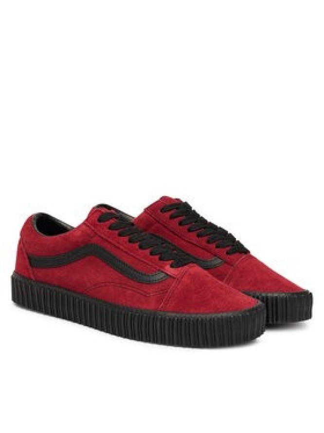 Vans Sneakersy Old Skool Creeper VN000DCEBRD1 Bordowy