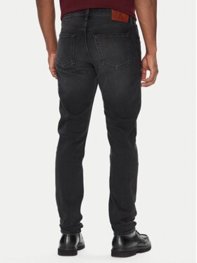 Calvin Klein Jeans Jeansy LV04RB754G Czarny Slim Fit