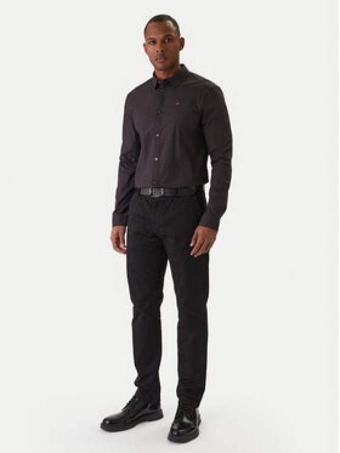 Tommy Jeans Koszula DM0DM04405 Czarny Slim Fit