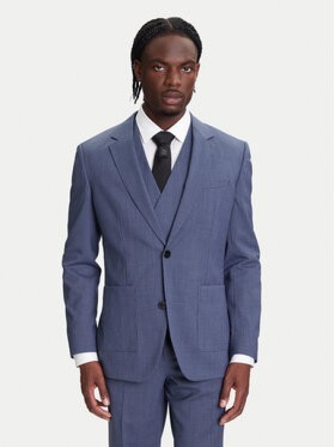 HUGO BOSS Garnitur Henry-Getlin253V1X 50544664 Niebieski Regular Fit