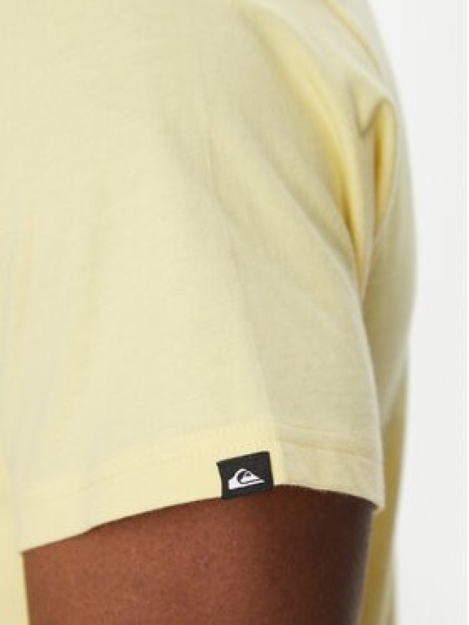 Quiksilver T-Shirt EQYZT08062 Żółty Regular Fit