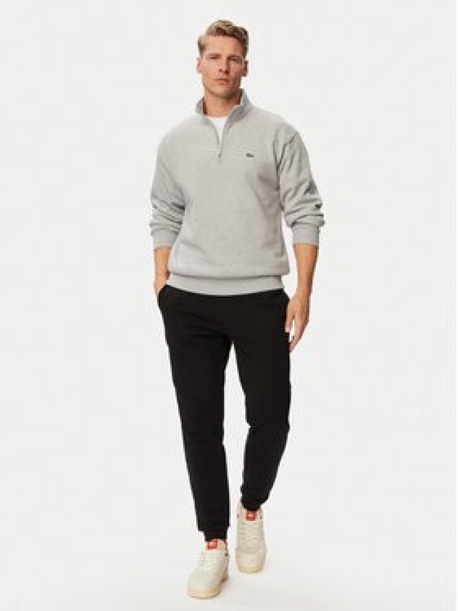 Lacoste Bluza SH8866 Szary Regular Fit