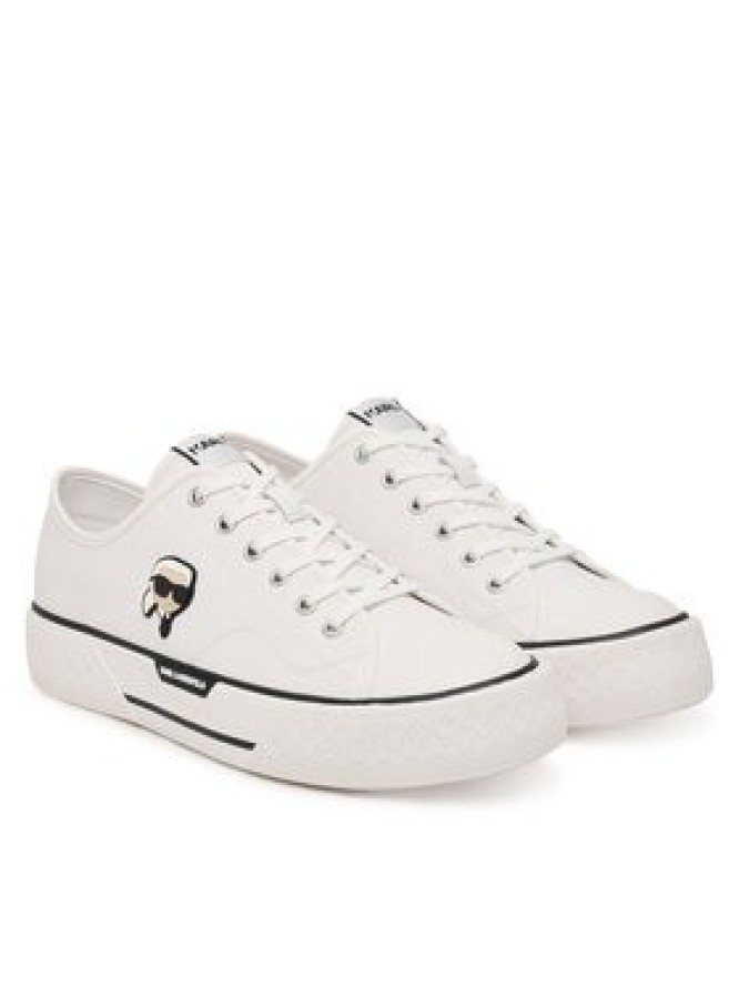 KARL LAGERFELD Trampki Kampus Max KL95025 Biały
