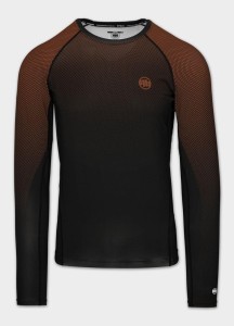 Męski longsleeve sportowy PITBULL Rashguard techniczny treningowy RANKED