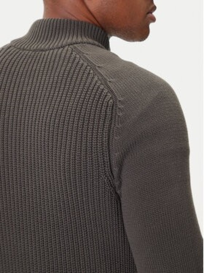 Aeronautica Militare Kardigan 252MA1565UL00409 Szary Regular Fit