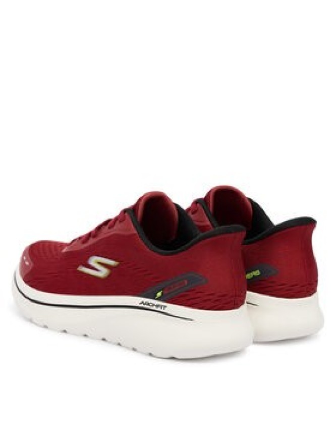 Skechers Sneakersy Go Walk Arch Fit N-Joy 217075 DKRD Bordowy
