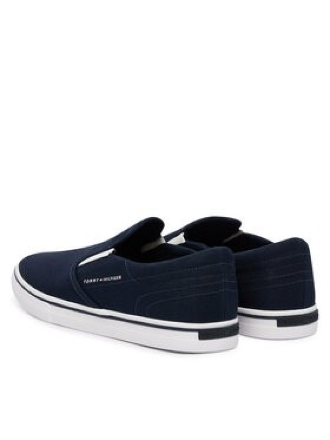 Tommy Hilfiger Tenisówki Vulc Core Slip On FM0FM05689 Granatowy