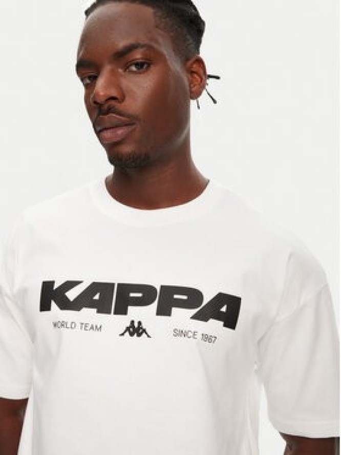 Kappa T-Shirt Nhisso 351S5MW Biały Regular Fit