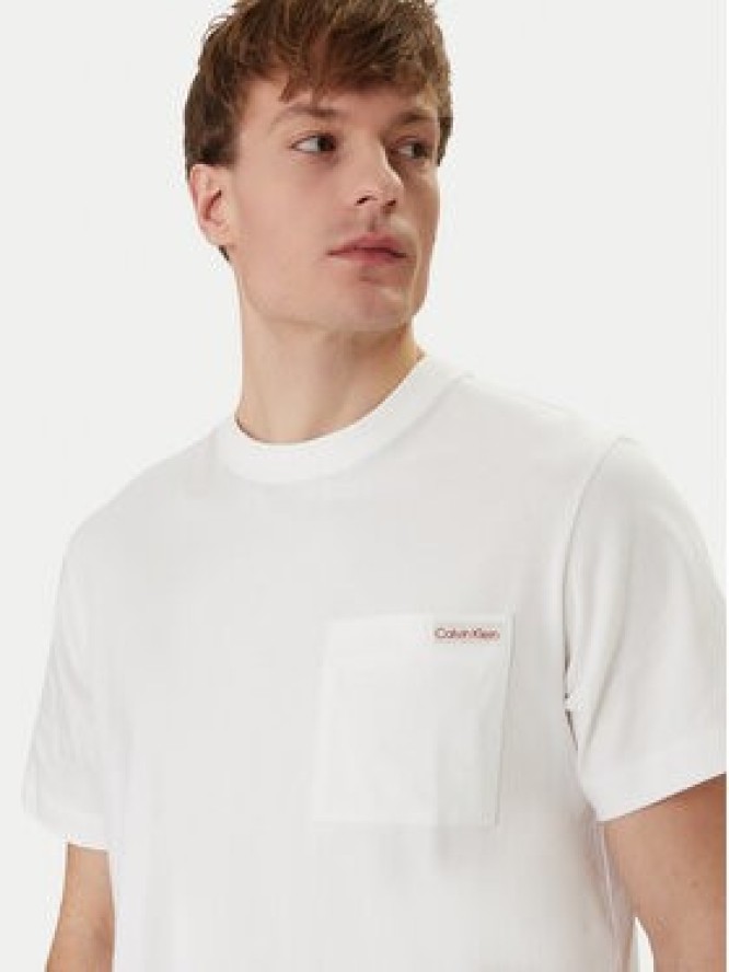 Calvin Klein Jeans T-Shirt LV04RF280G Biały Regular Fit
