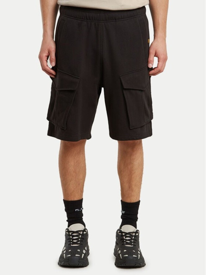 G-Star Raw Szorty sportowe Rovic D24452-D257 Czarny Relaxed Fit