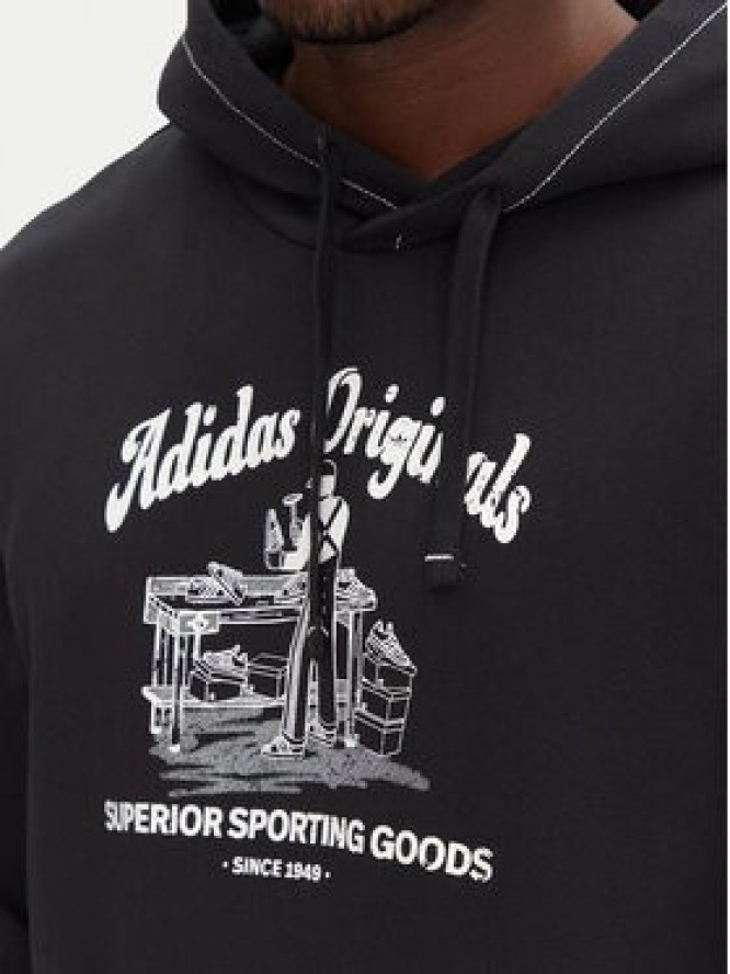 adidas Bluza Wabash JP4483 Czarny Loose Fit