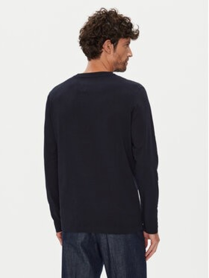 Tommy Hilfiger Longsleeve Stack MW0MW41293 Granatowy Regular Fit