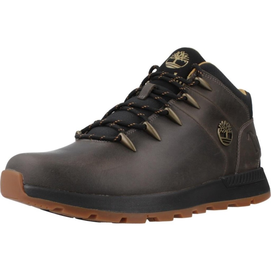 Tenisówki Timberland Model Sprint Trekker Mid Lace Sneaker Kolor Brązowy