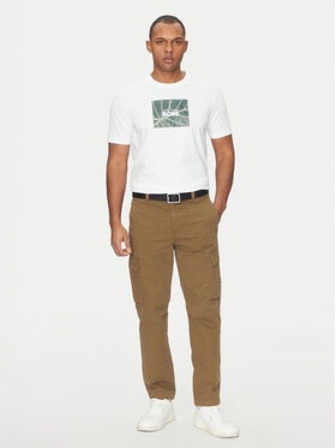 BOSS T-Shirt Injungle 50535112 Biały Regular Fit