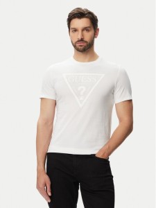 Guess T-Shirt M6YI71 K3745 Biały Slim Fit
