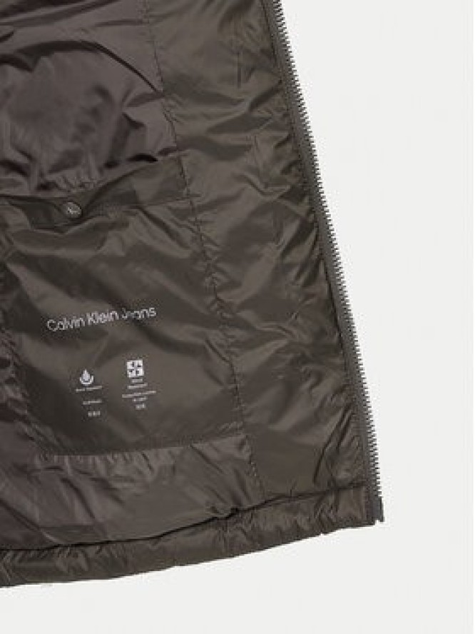 Calvin Klein Jeans Kurtka puchowa LV04RC518G Khaki Regular Fit