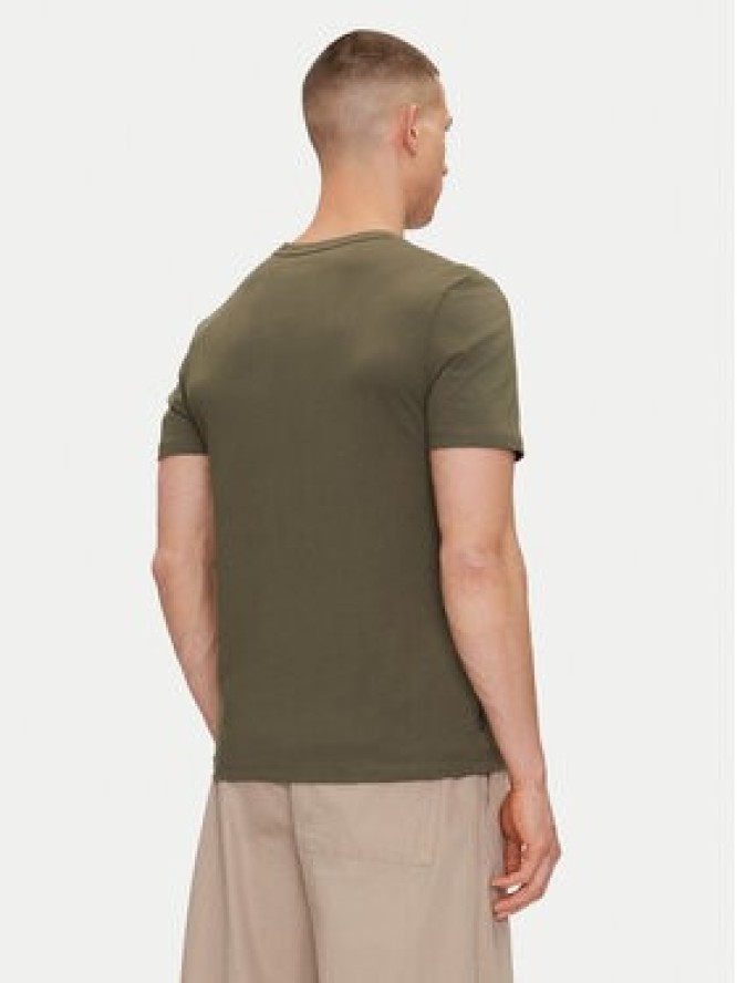 Timberland T-Shirt TB0A5WQQ Zielony Regular Fit