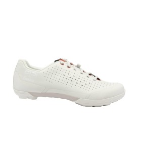 Buty gravelowe sznurowane białe Polvere