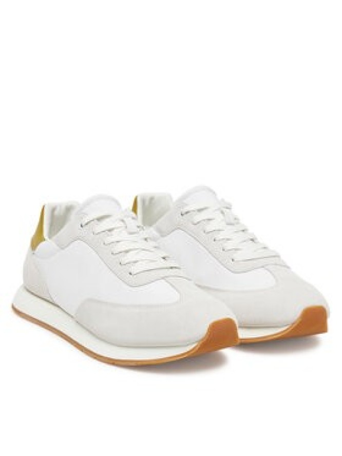 Calvin Klein Sneakersy Low Prof Runn Laceup Cv Mix HM0HM01723 Biały