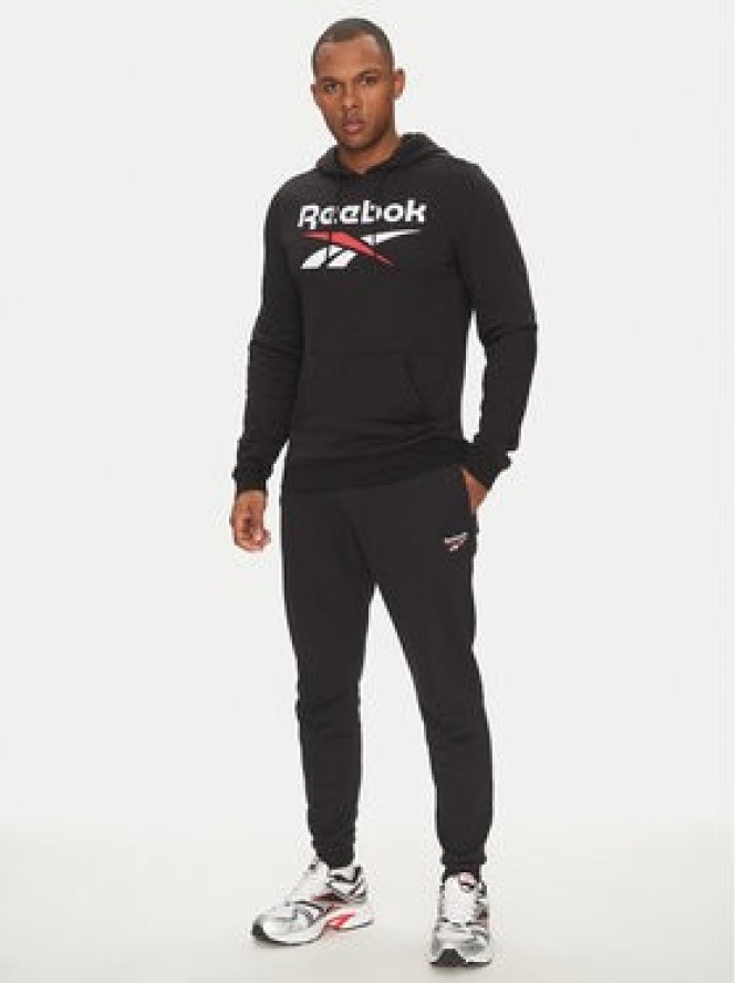 Reebok Bluza Identhlty Big Logo 100221781 Czarny Regular Fit