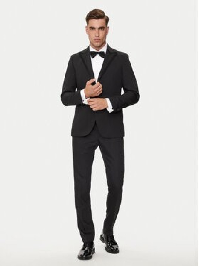 KARL LAGERFELD Marynarka 155287-543004 Czarny Slim Fit
