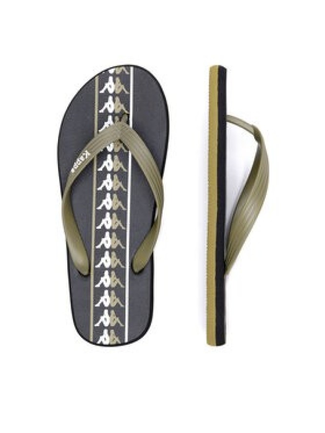 Kappa Japonki 371G1LW Green Military - Black - White Kolorowy