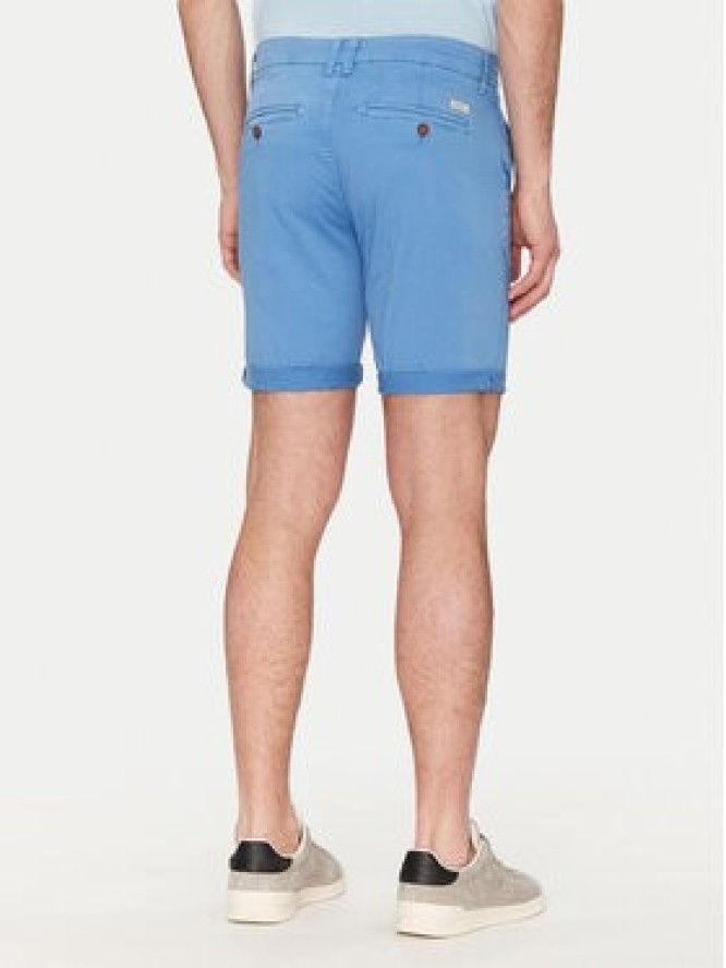 Blend Szorty materiałowe 20717939 Niebieski Regular Fit