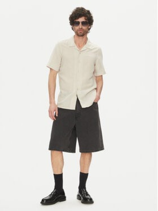 Calvin Klein Koszula K10K114197 Beżowy Regular Fit