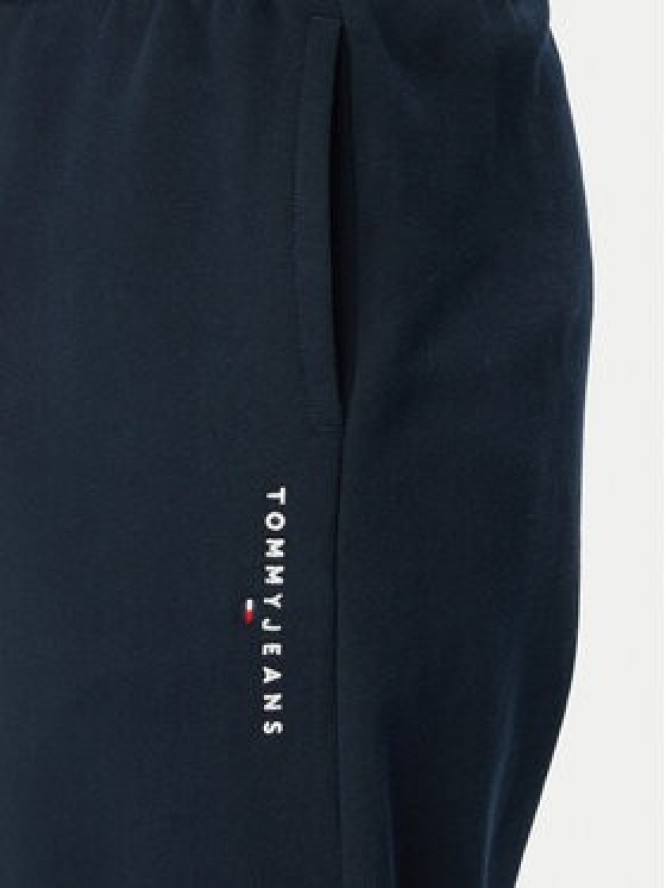 Tommy Jeans Spodnie dresowe Linear DM0DM23014 Granatowy Regular Fit