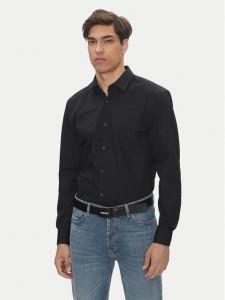 HUGO Koszula Koey 50544922 Czarny Slim Fit