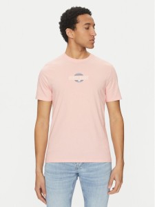 Guess Jeans T-Shirt M5GI23 K8HM0 Beżowy Slim Fit