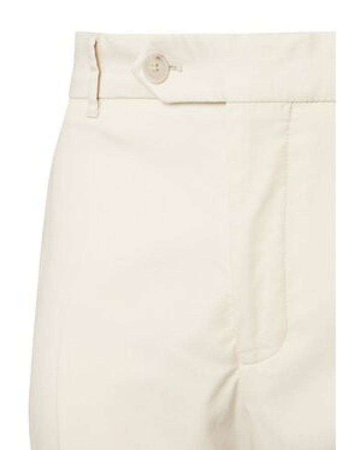 BOSS Spodnie materiałowe C-Perin 50555842 Biały Regular Fit