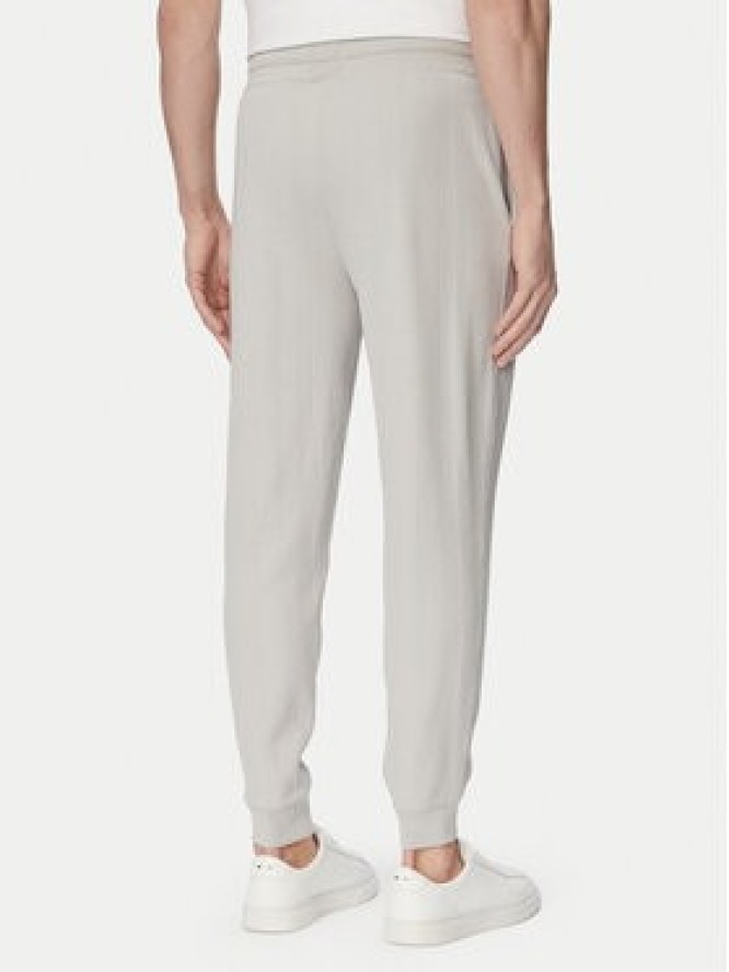 BOSS Spodnie dresowe Structure 50540577 Szary Regular Fit