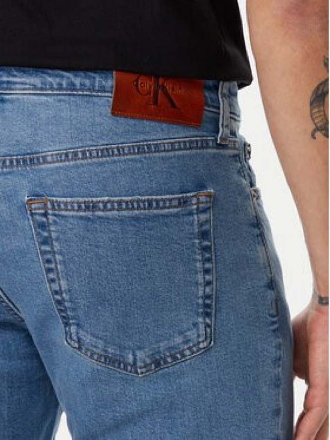 Calvin Klein Jeans Jeansy LV04RB737G Niebieski Slim Fit