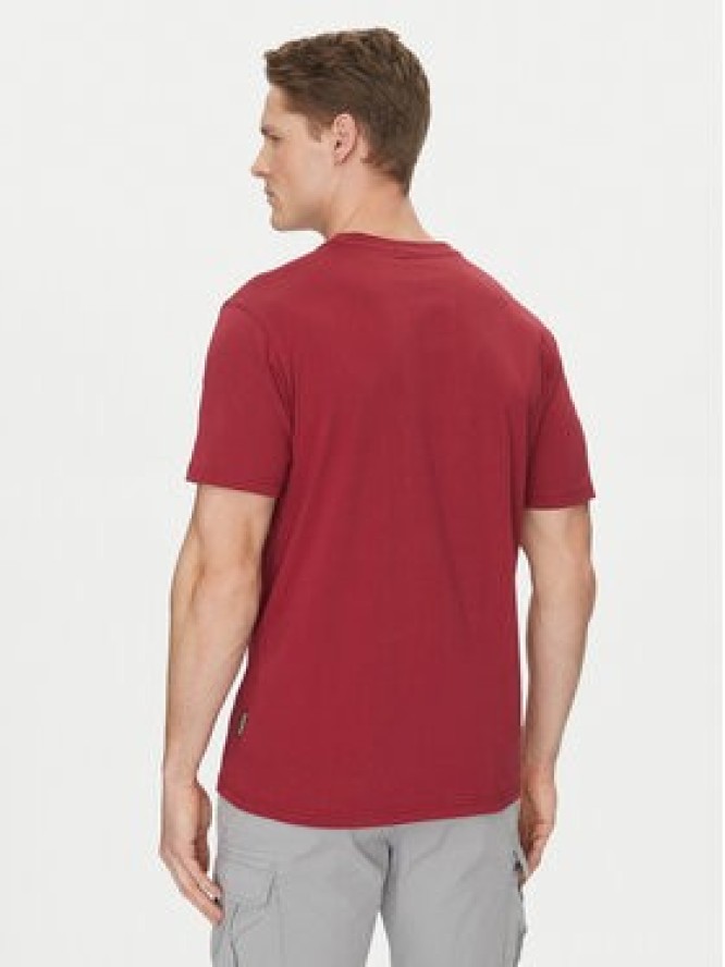 Napapijri T-Shirt Salis NP0A4H8D Czerwony Regular Fit