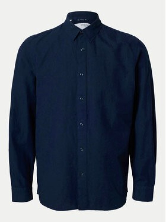 Selected Homme Koszula 16078867 Granatowy Slim Fit