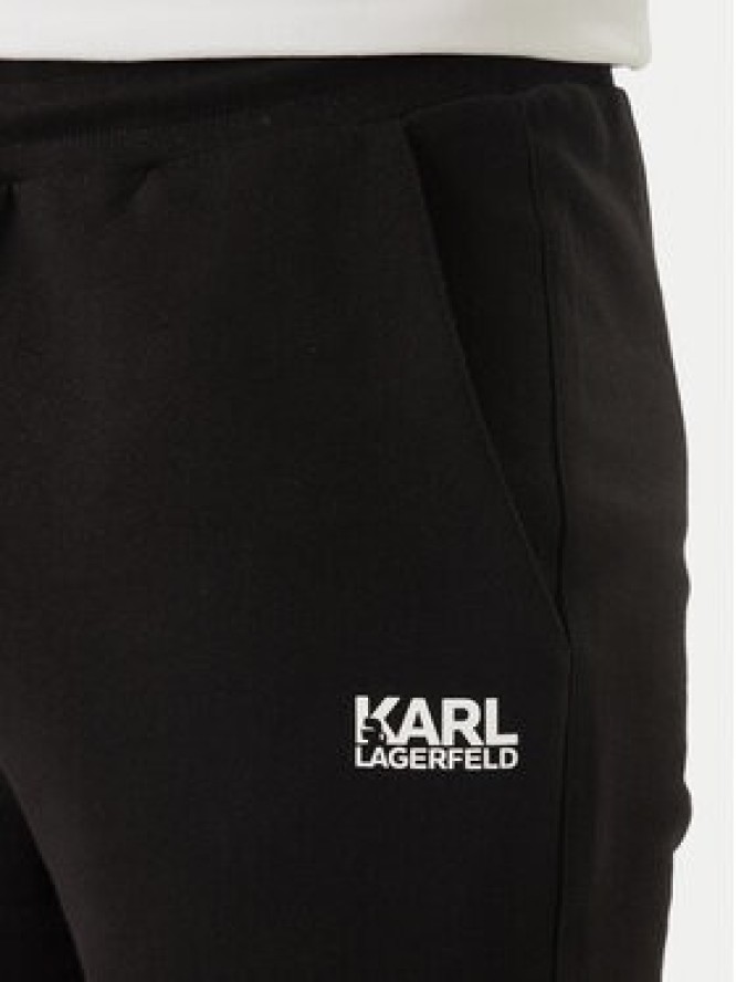 KARL LAGERFELD Szorty sportowe 705783 562917 Czarny Regular Fit