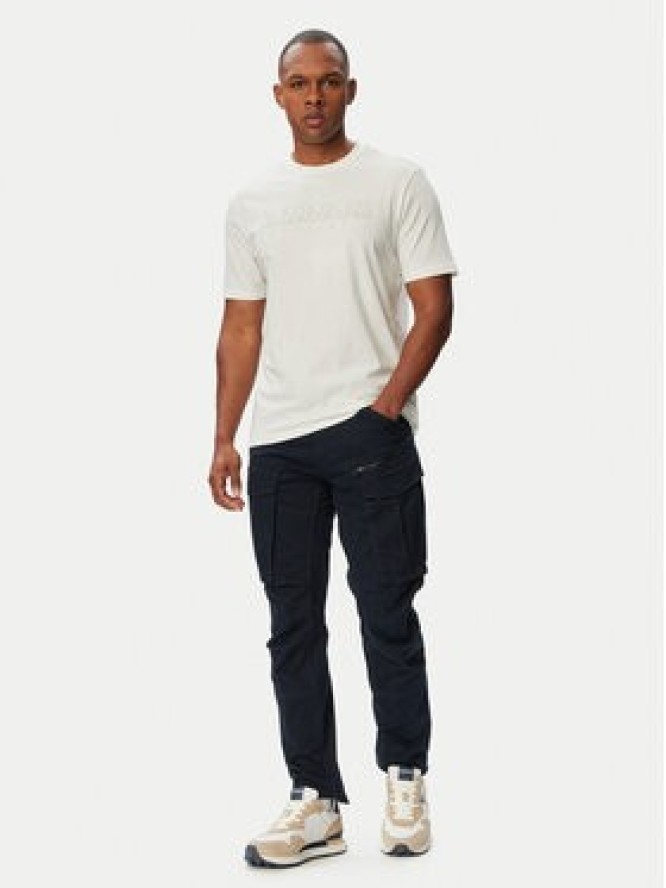 Napapijri T-Shirt S-Bollo SS 3 NP0A8BAF Biały Regular Fit