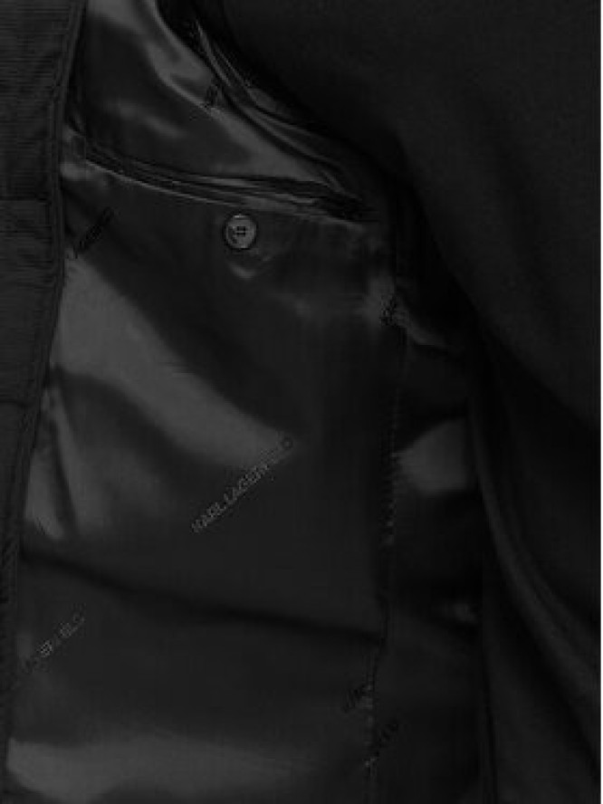 KARL LAGERFELD Marynarka 155684-562023 Czarny Modern Fit
