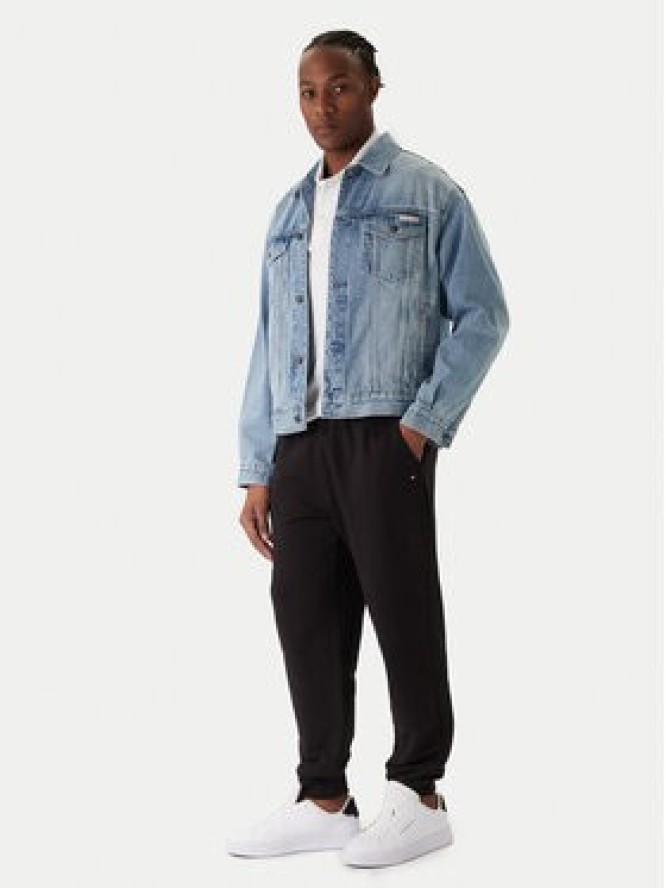 Tommy Hilfiger Spodnie dresowe Essential MW0MW37236 Czarny Regular Fit